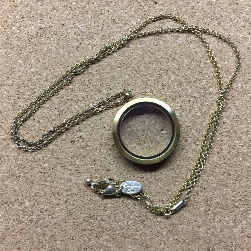 Origami Owl Gold Living Locket Necklace